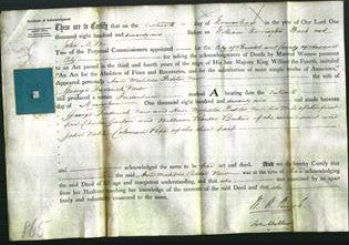 Deed by Married Women - Ann Matilda Pedder New-Original Ancestry