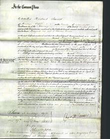 Court of Common Pleas - Margaret Davies-Original Ancestry