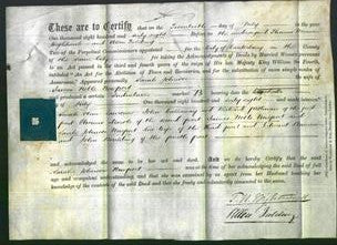 Deed by Married Women - Sarah Johnson Newport-Original Ancestry