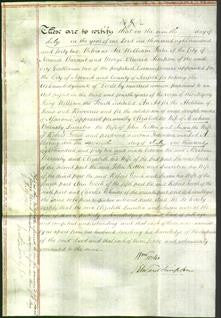 Deed by Married Women - Elizabeth Barnaby, Lucretia Kitton and Susan Gooch-Original Ancestry