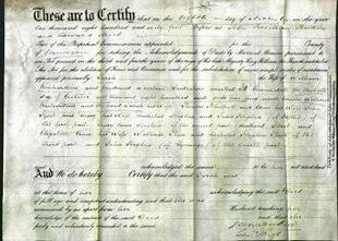 Deed by Married Women - Sarah Richardson-Original Ancestry