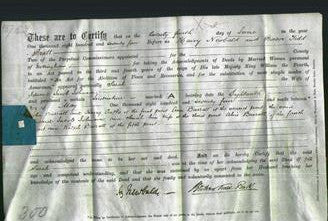 Deed by Married Women - Sarah Johnson-Original Ancestry