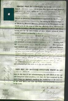 Deed by Married Women - Ann Beck-Original Ancestry