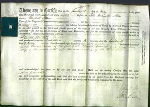 Deed by Married Women - Ann Greenall-Original Ancestry
