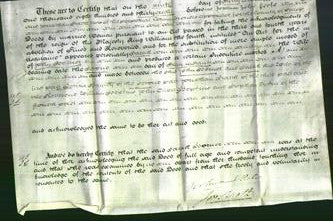 Deed by Married Women - Sarah Horner-Original Ancestry