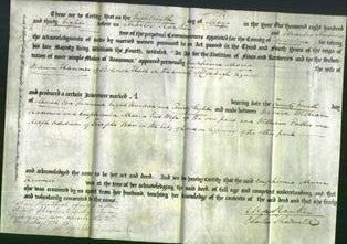 Deed by Married Women - Euphemia Maria Hanmer-Original Ancestry