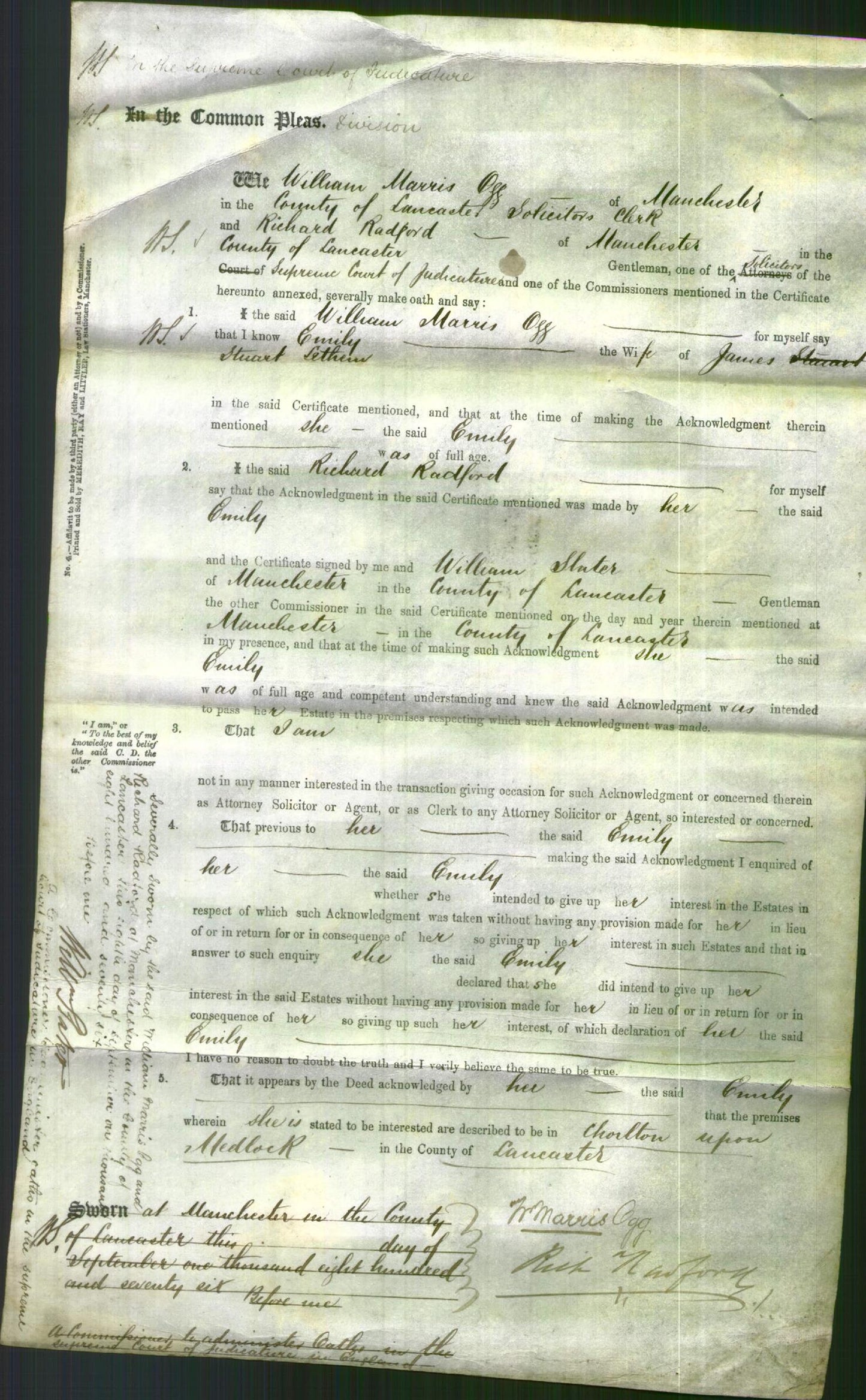 Court of Common Pleas - Emily Letham