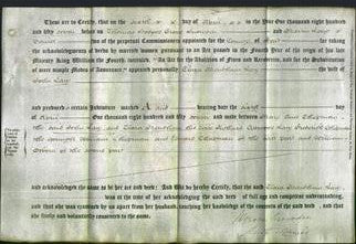 Deed by Married Women - Clara Mendham Lacy-Original Ancestry