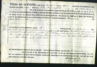 Deed by Married Women - Rosanna Bevins-Original Ancestry