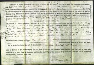 Deed by Married Women - Mary Lindsey, Eliza Barrett, Rachel Parker, Sarah Smith-Original Ancestry