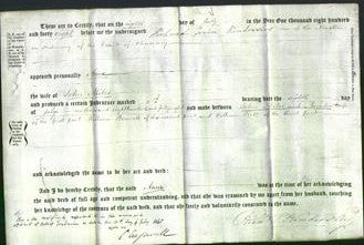 Deed by Married Women - Anne Miles-Original Ancestry