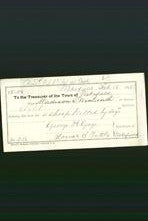 Wakefield, Massachusetts Payment Voucher - Madison S. Wentworth-Original Ancestry