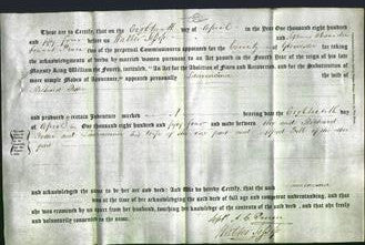Deed by Married Women - Laurencina Potter-Original Ancestry