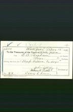 Wakefield, Massachusetts Payment Voucher - E B Farnham