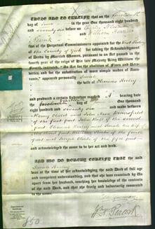 Deed by Married Women - Sarah Heeley-Original Ancestry
