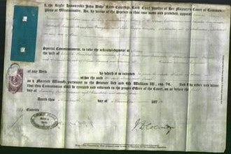 Appointment of Special Commissioners - Charles Joseph Pitman and Charles Chichester Bencraft-Original Ancestry