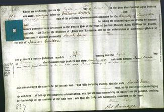 Deed by Married Women - Sarah Jane Coulton-Original Ancestry