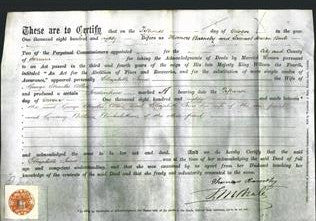 Deed by Married Women - Elizabeth Jane Allen-Original Ancestry