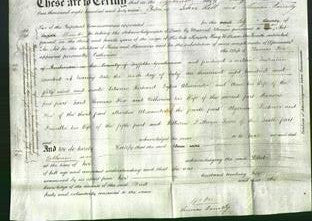 Deed by Married Women - Catherine Fox-Original Ancestry
