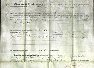 Deed by Married Women - Ellen Hall-Original Ancestry