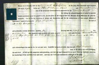 Deed by Married Women - Eliza Augusta Houghton-Original Ancestry