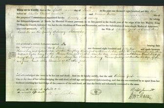 Deed by Married Women - Rebecca Gent-Original Ancestry
