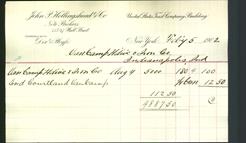 Letterhead - John P. Hollingshead & Co.