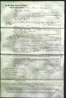 Court of Common Pleas - Frances Emily Round-Original Ancestry