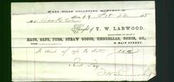 Business Letterhead - T. W. Larwood