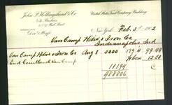 Letterhead - John P. Hollingshead & Co.