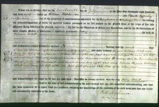 Deed by Married Women - Mary Ullett-Original Ancestry