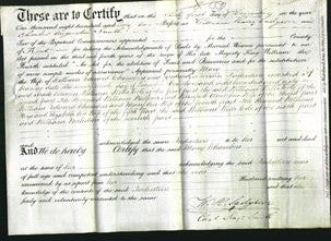 Deed by Married Women - Mary Chambers-Original Ancestry