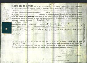 Deed by Married Women - Elizabeth Pitts Guy-Original Ancestry