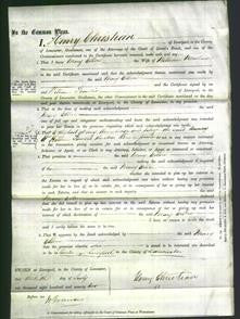 Court of Common Pleas - Mary Ellen Kershaw-Original Ancestry