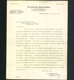 Letterhead - Wickwire Brothers
