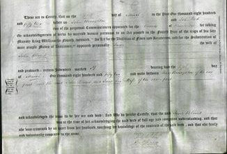 Deed by Married Women - Jane Blunt-Original Ancestry