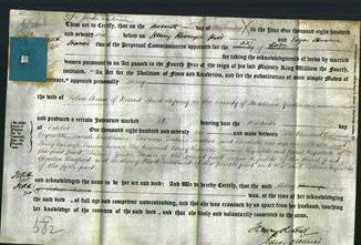 Deed by Married Women - Mary Stearn-Original Ancestry