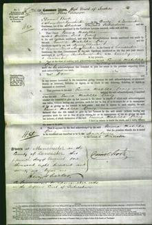 Court of Common Pleas - Emma Matilda Craig-Original Ancestry