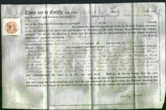 Deed by Married Women - Mary Serjeant-Original Ancestry
