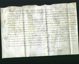 Deed by Married Women - Ann Holloway Cripps-Original Ancestry