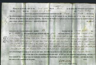 Deed by Married Women - Ann Isabella Hollis-Original Ancestry