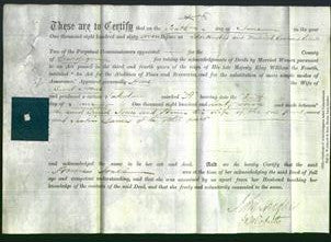 Deed by Married Women - Anne Jones-Original Ancestry