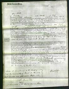 Court of Common Pleas - Mary Richards-Original Ancestry