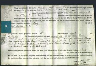 Deed by Married Women - Mary Parks-Original Ancestry