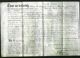 Deed by Married Women - Mary Ward, Elizabeth Thornywell, Sarah Lowe and Prudence Rollason-Original Ancestry