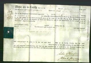 Deed by Married Women - Mary Tabor-Original Ancestry