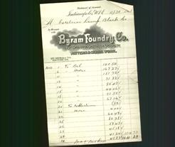 Letterhead - Byram Foundry Co.