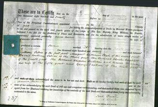 Deed by Married Women - Anna Maria Bellairs-Original Ancestry