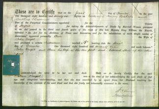 Deed by Married Women - Ann Wright-Original Ancestry