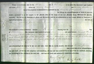 Deed by Married Women - Sarah Jones-Original Ancestry
